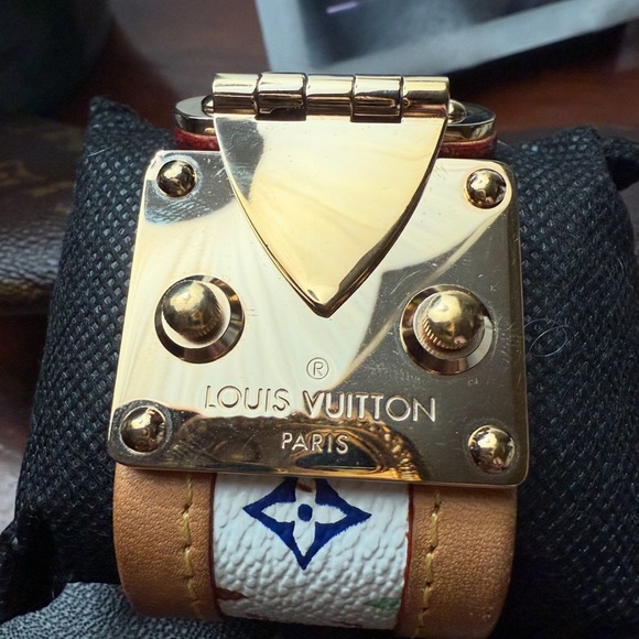 SALE ✅ Authentic Louie Vuitton Monogram multi color-bracelet in gold hardware ❤️ - Picture 8 of 9